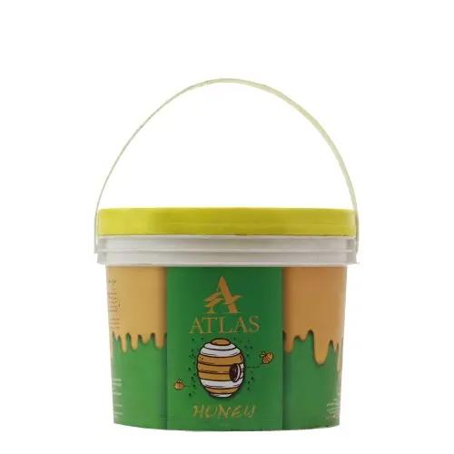 موم دائم (گرم) اطلس با عصاره عسل سطل حجم 2.5 کیلوگرم