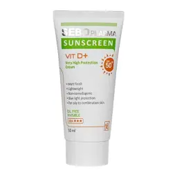 کرم ضد آفتاب با SPF50+ بی رنگ بدون چربی حجم 50 میل سبو مای فارما