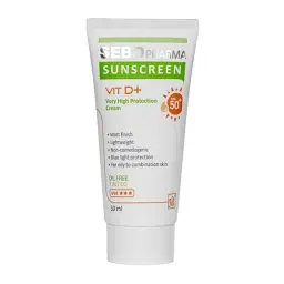 کرم ضد آفتاب با SPF50+ رنگی بدون چربی حجم 50 میل سبو مای فارما