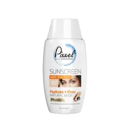 کرم ضد آفتاب با SPF35 دور چشم رنگی بژ طبیعی حجم 50 میل پیکسل