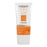 کرم ضد آفتاب با SPF50 رنگی بژ روشن بدون چربی حجم 40 میل هیدرودرم