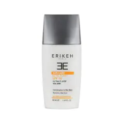 ضد آفتاب فلوئیدی با SPF50 بی رنگ مناسب پوست چرب و مختلط حجم 50 میل اریکه