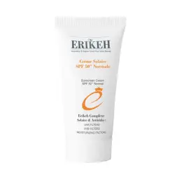 کرم ضد آفتاب با SPF50 بی رنگ مناسب پوست خشک و نرمال حجم 50 میل اریکه