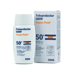 ضد آفتاب فلوئیدی با SPF50 بی رنگ مدل Fusion مناسب انواع پوست حجم 50 میل ایزدین
