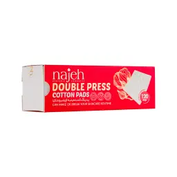 پد پاک کننده آرایش مدل Double Press بسته 120 عددی ناژه