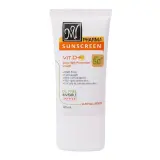 کرم ضد آفتاب با SPF50+ بی رنگ مدل سان سلوشن بدون چربی حجم 40 میل مای فارما