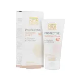 کرم ضد آفتاب با SPF50+ رنگی روشن مدل هایلی پروتکتیو مناسب پوست خشک و نرمال حجم 50 میل نئودرم