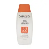 لوسیون ضد آفتاب با SPF50 مدل Zinc Newgen مناسب پوست حساس حجم 100 میل آردن سولاریس