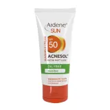کرم ضد آفتاب با SPF50 بی رنگ بدون چربی مدل مات کننده حجم 50 میل آردن سان