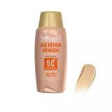 فلوئید ضد آفتاب با SPF50 رنگی بژ روشن مدل Age Repair Newgen حجم 75 میل آردن سولاریس