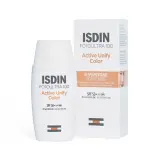 ضد آفتاب فلوئیدی با SPF50 رنگی مدل Active Unify مناسب انواع پوست حجم 50 میل ایزدین