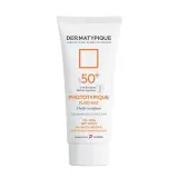ضد آفتاب با SPF50 بی رنگ مدل فلوئید مت مناسب پوست چرب حجم 40 میل درماتیپیک