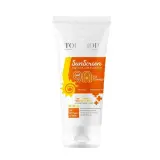 ضد آفتاب با SPF90 بی رنگ مناسب انواع پوست حجم 50 میل تاپ شاپ