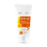 ضد آفتاب با SPF50 بی رنگ مناسب انواع پوست حجم 50 میل تاپ شاپ