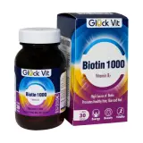 قرص بیوتین 1000 میکروگرم بسته 30 عددی گلوک ویت