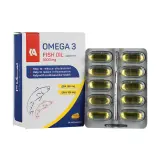 کپسول ژلاتینی امگا 3 1000 میلی گرم بسته 30 عددی کیمیا آورد فام