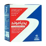 پودر ساشه ای پدیاموند با طعم شکلات و توت فرنگی بسته 20 عددی دیموند