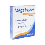 کپسول ژلاتینی مگا ویژن 40 میلی گرم بسته 30 عددی هلث اید
