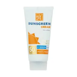 کرم ضد آفتاب با SPF50 بی رنگ مدل اسپات گارد مات 4 کاره مناسب انواع پوست حجم 50 میل مای