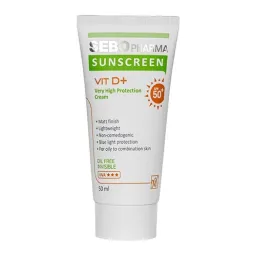 کرم ضد آفتاب با SPF50+ بی رنگ بدون چربی حجم 50 میل سبو مای فارما