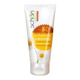 کرم ضد آفتاب با SPF50+ رنگی بژ حجم 50 میل شون