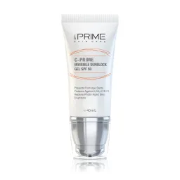 ژل ضدآفتاب SPF50 حاوی ویتامین C بی رنگ حجم 40 میل پرایم