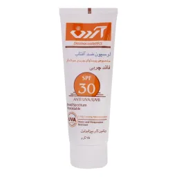 لوسیون ضد آفتاب با SPF30 مخصوص پوست چرب و دارای جوش حجم 75 میل آردن