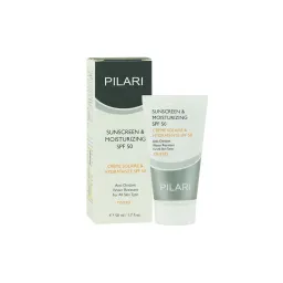 کرم ضدآفتاب SPF50 مناسب انواع پوست رنگی حجم 50 میل پیلاری الکسیس