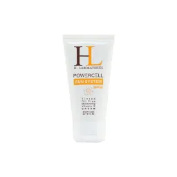 کرم ضدآفتاب SPF50 فاقد چربی رنگی مناسب انواع پوست حجم 50 میل اچ ال