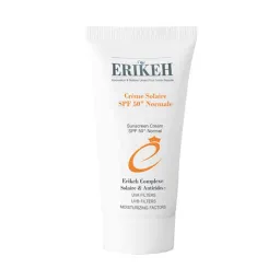 کرم ضد آفتاب با SPF50 بی رنگ مناسب پوست خشک و نرمال حجم 50 میل اریکه