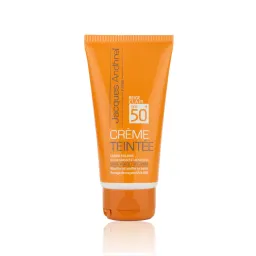 کرم ضد آفتاب با SPF50 بژ روشن مناسب پوست چرب و مستعد آکنه حجم 50 میل ژاک آندرل