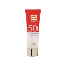 کرم ضد آفتاب با SPF50 بی رنگ مناسب پوست چرب حجم 50 میل ساین اسکین
