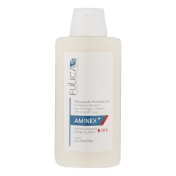 شامپو تقویت کننده و ضد ریزش مو مدل Aminex Plus بدون سولفات حجم 200 میل فولیکا آر ایکس