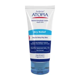 لوسیون مرطوب کننده قوی بدن مدل Dry Relief حاوی 10 درصد اوره حجم 200 میل آردن آتوپیا