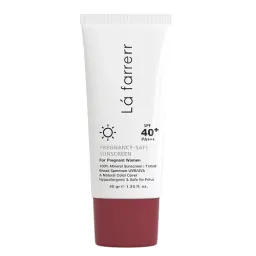 کرم ضد آفتاب با SPF40 رنگی مناسب دوران بارداری حجم 40 میل لافارر