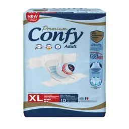پوشک بزرگسال مدل Xlarge بسته 10 عددی کانفی