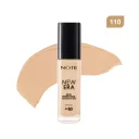 کرم پودر مایع با SPF50 مدل نیو ارا کد 110 مناسب انواع پوست حجم 30 میل نوت
