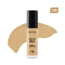 کرم پودر مایع با SPF50 مدل نیو ارا کد 150 مناسب انواع پوست حجم 30 میل نوت