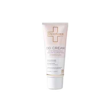کرم DD با SPF50 رنگی بژ روشن مناسب انواع پوست حجم 50 میل درمدن