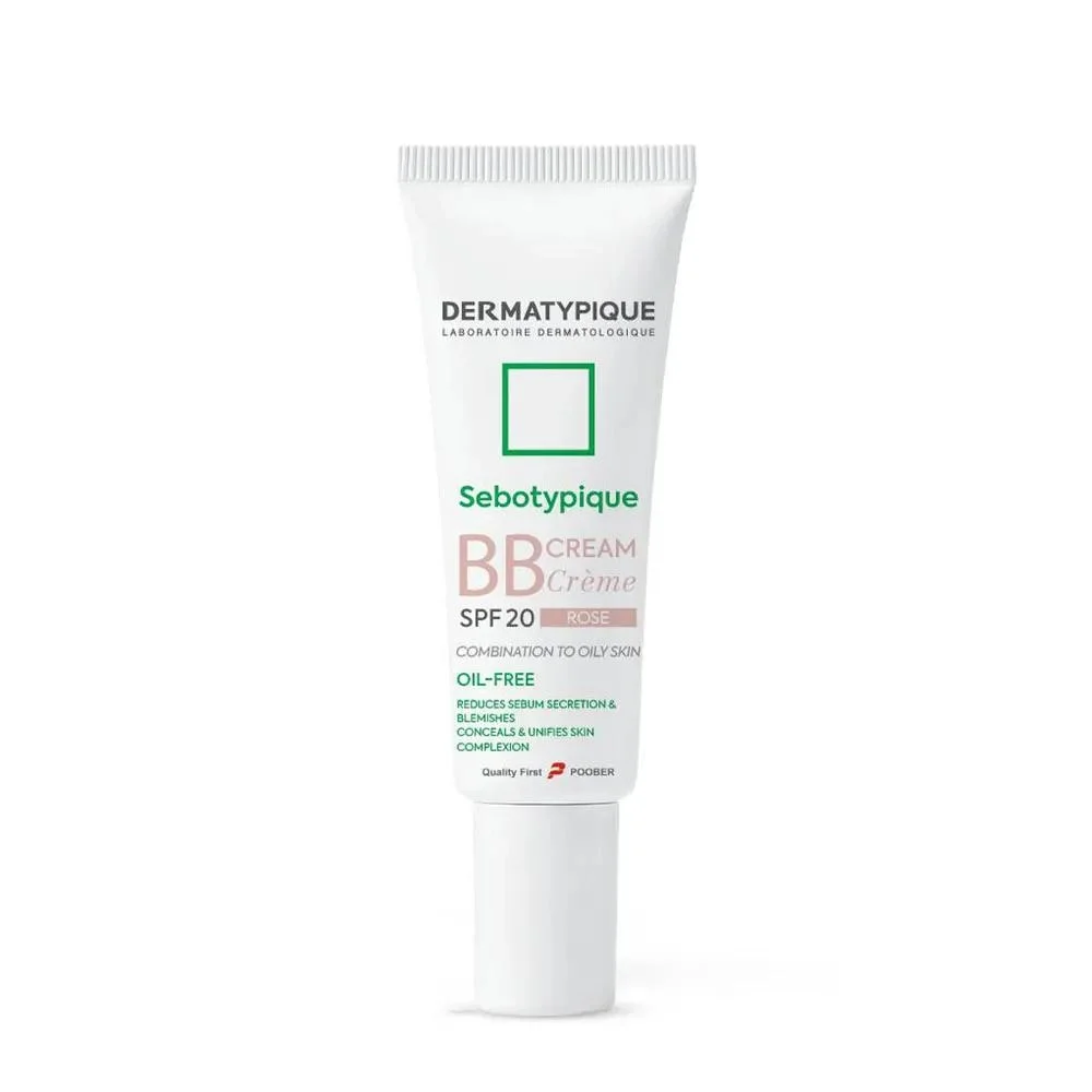کرم BB با SPF20 رنگی رز بژ مدل سبوتيپيک حجم 30 میل درماتیپیک