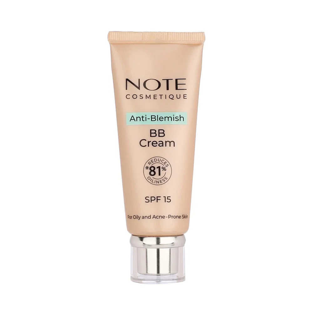 کرم پودر BB با SPF15 آنتی بلیمش مناسب پوست چرب حجم 30 میل نوت