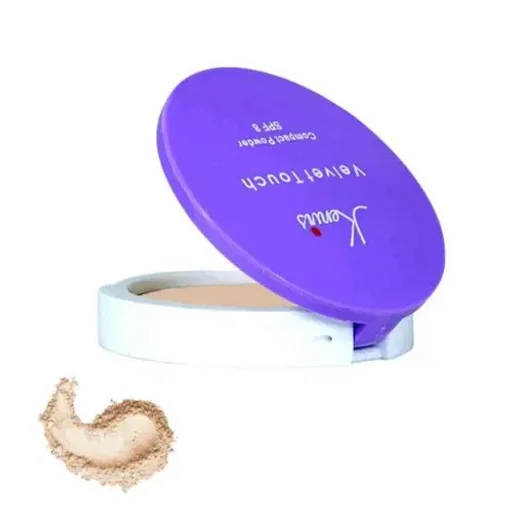 پنکک مخملی هارمونیک با SPF8 یدک دار کد K08 کنویس