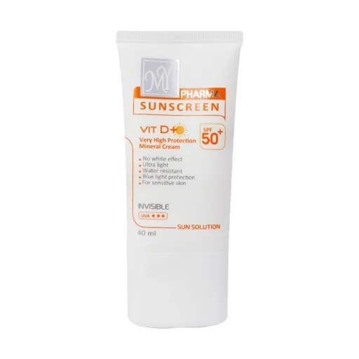 کرم ضدآفتاب SPF50+ سان سلوشن مینرال حجم 40 میل مای فارما