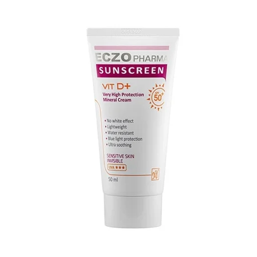 کرم ضدآفتاب SPF50+ مینرال حجم 50 میل اگزو مای فارما