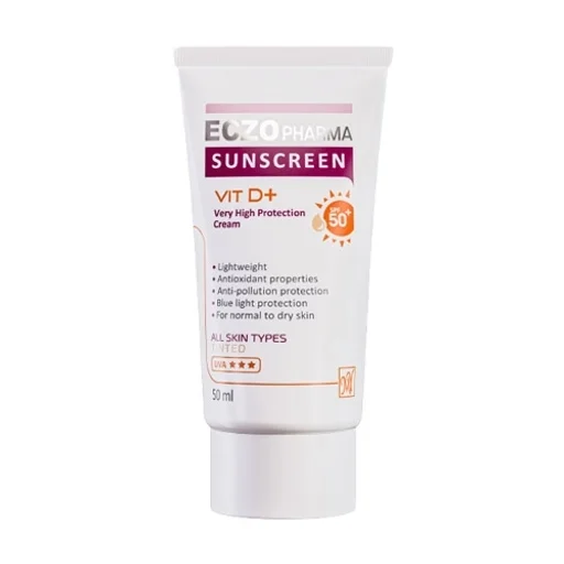 کرم ضدآفتاب SPF50+ انواع پوست رنگی حجم 50 میل اگزو مای فارما