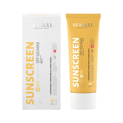 ضدآفتاب SPF100 فاقد رنگ حجم 50 میل سی گل