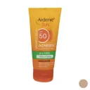 کرم ضدآفتاب رنگی SPF50 فاقد چربی و مات‌کننده بژ طبیعی حجم 50 میل آردن سان