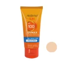 کرم ضدآفتاب رنگی SPF100 با حفاظت بالا بژ طبیعی UV MAX حجم 50 میل آردن سان