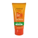 کرم ضدآفتاب رنگی SPF50 فاقد چربی و مات‌کننده بژ هلویی حجم 50 میل آردن سان