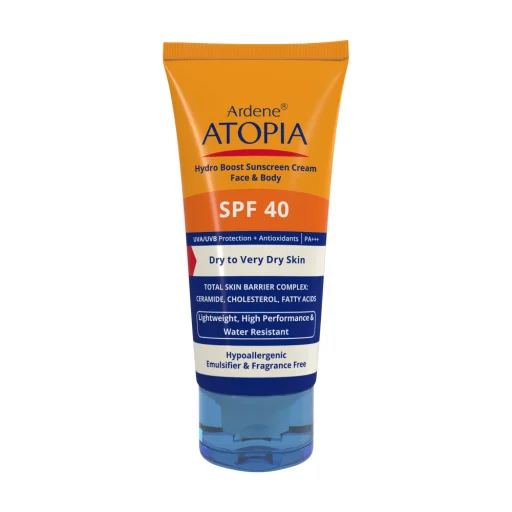 کرم ضدآفتاب SPF40 مناسب پوست خشک بدون رنگ Dry Relief حجم 50 میل آردن اتوپیا